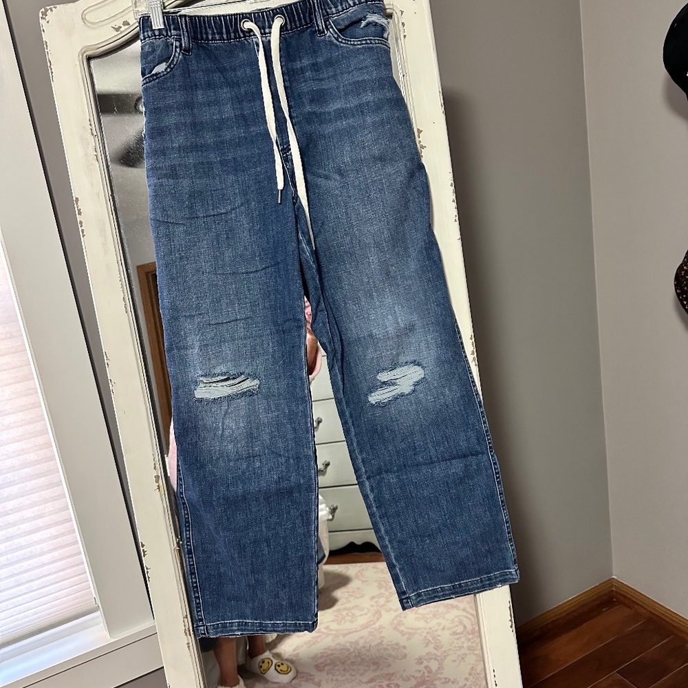 Aerie ripped jeans size large